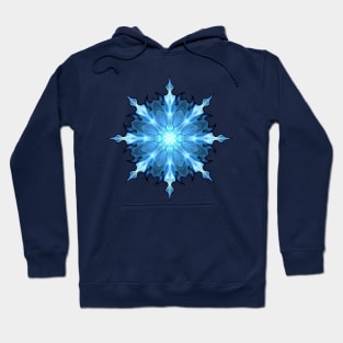 Blue Crystal Heart Hoodie